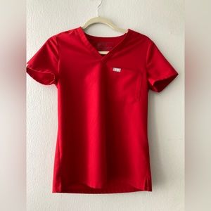 Figs Scrub Set XS/Petite Red